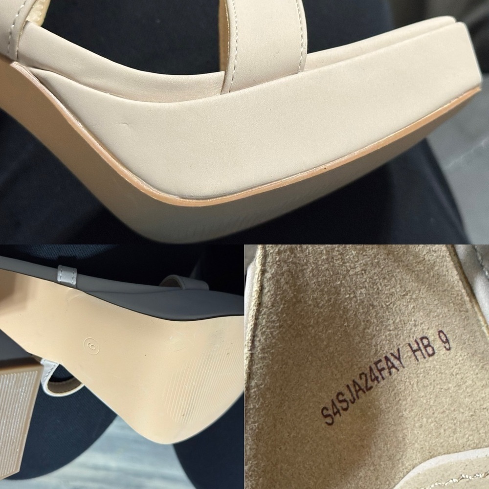 IDIFU Nude Block Heel Sandals - Picture 15 of 16